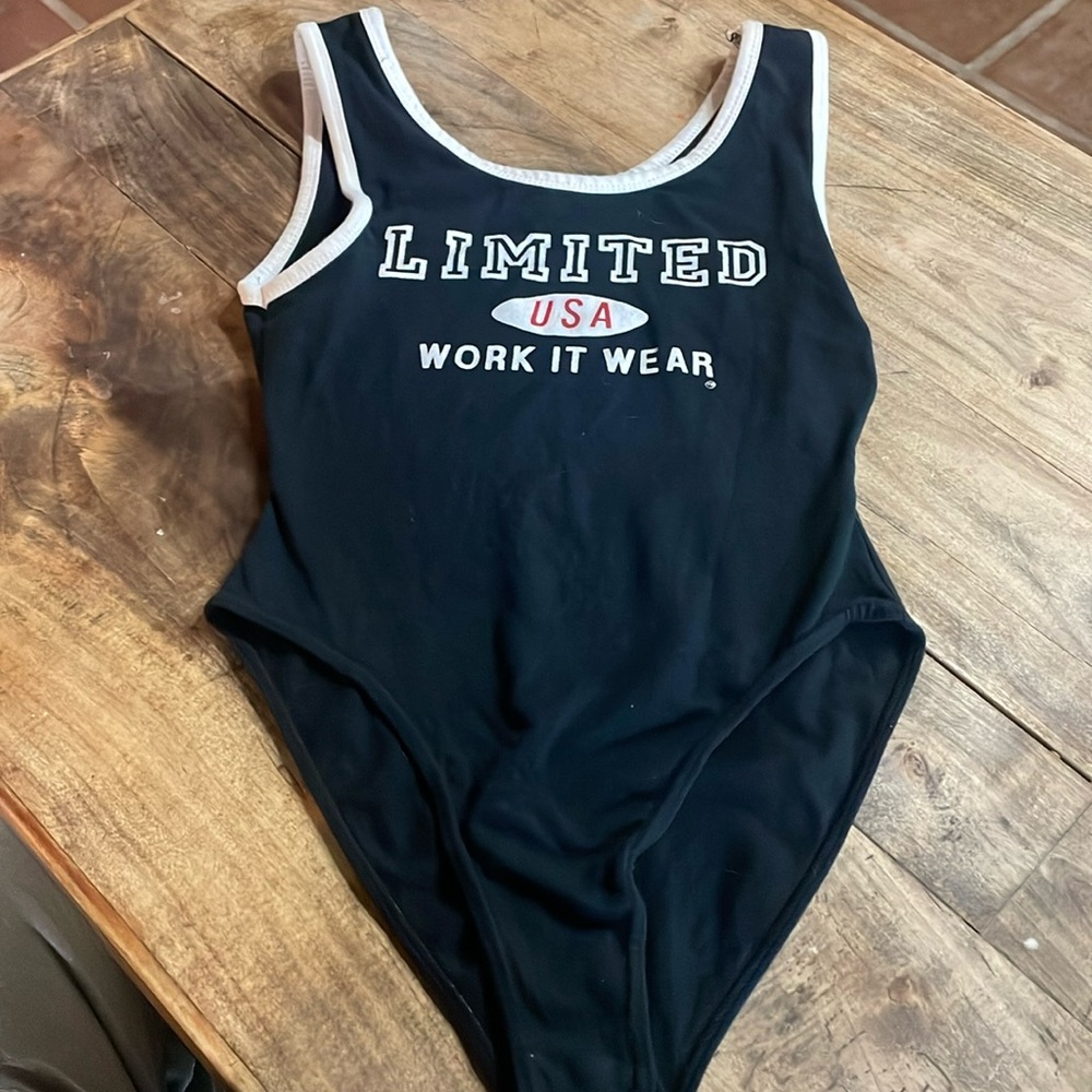 Vintage Limited brand workout wear leotard